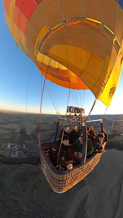 Hot Air Balloon Flight at Sunrise in Segovia