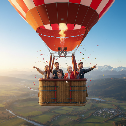 Para Regalo, Vuelo en Globo con fecha abierta Amanecer