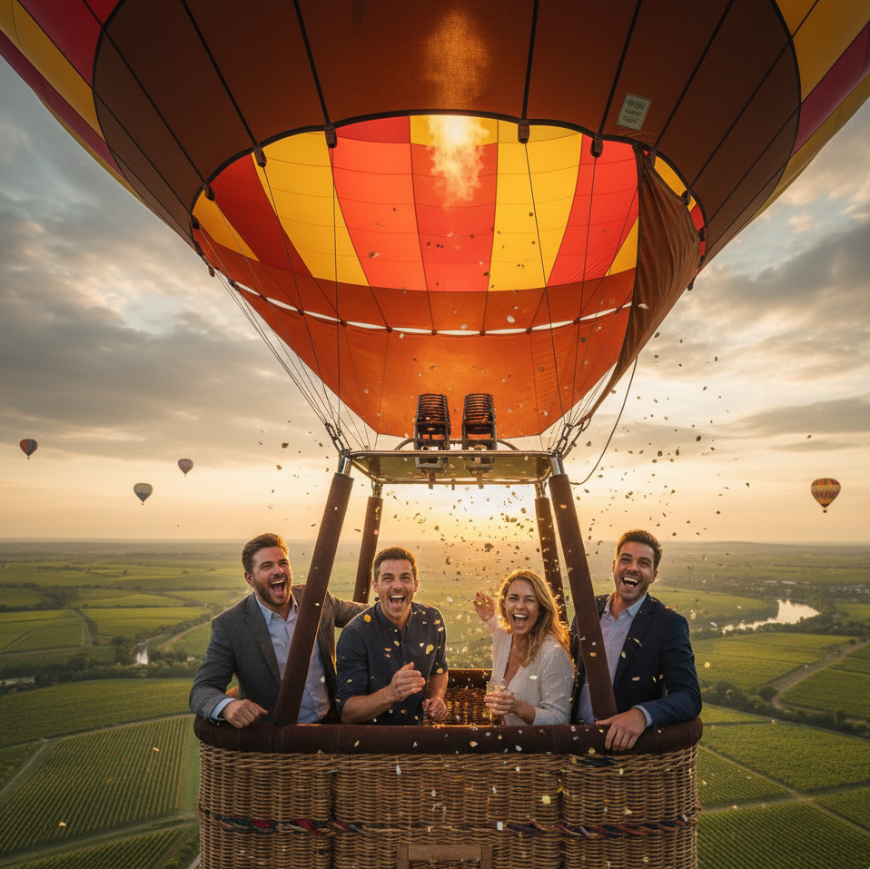Para Regalo, Vuelo en Globo con fecha abierta Atardecer