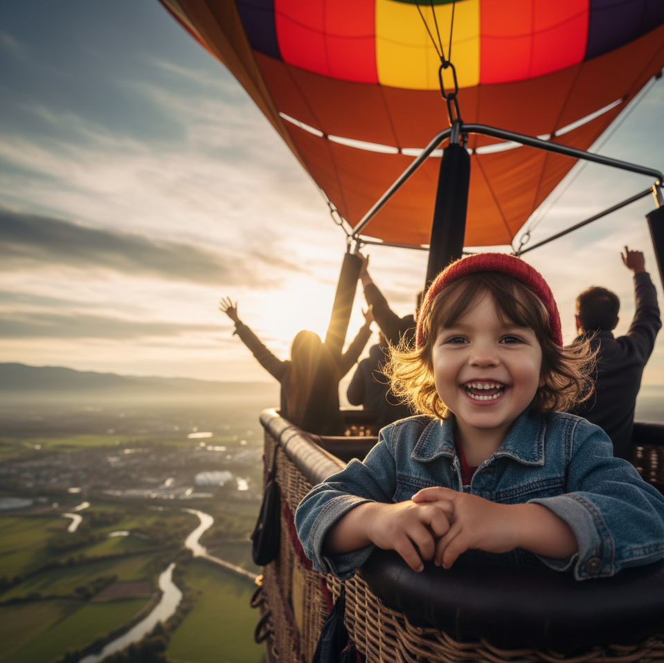 Vuelo en Globo Infantil en Segovia al Amanecer