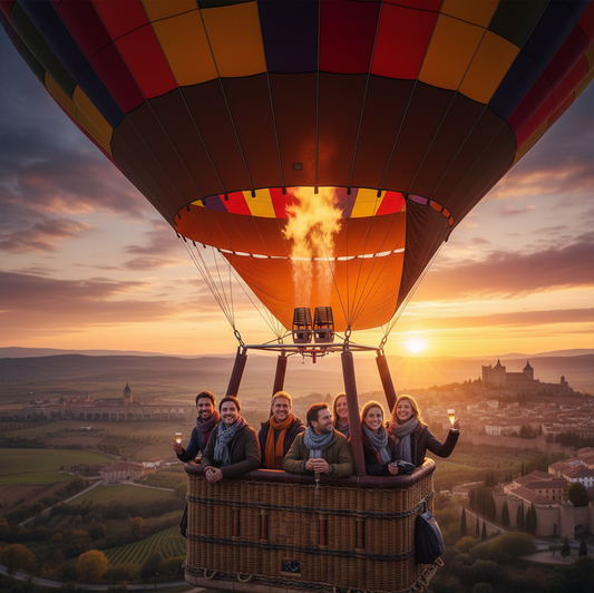 Vuelo en Globo al Atardecer en Segovia